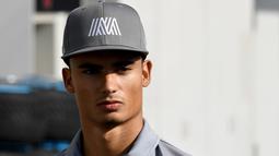 Pascal Wehrlein yang saat ini masih menjadi pebalap Manor Racing menjadi pesaing utama Rio Haryanto memperebutkan kursi pebalap Manor Racing musim depan. (AFP/Toshifumi Kitamura)