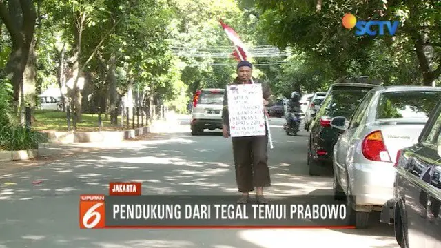 Jalan Kaki dari Tegal ke Jakarta, Rahman Kebingungan Cari Rumah Prabowo