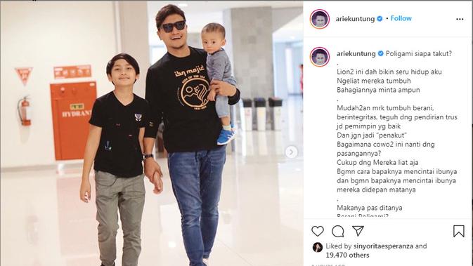 Instagramnya @ariekuntung