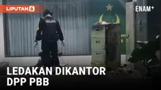 LEDAKAN TERJADI DI DPP PBB, TAK ADA KORBAN JIWA