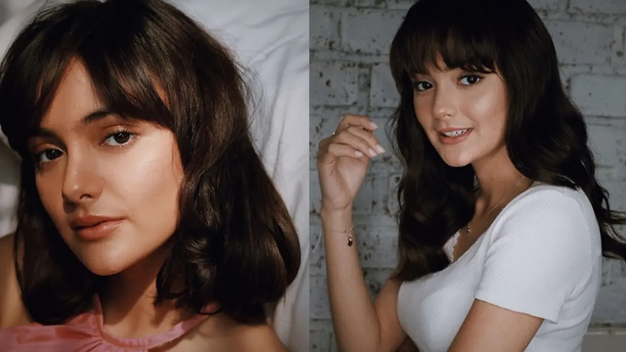 6 Potret Amanda Rawles dengan Gaya Rambut Berponi, Makin Terlihat Imut