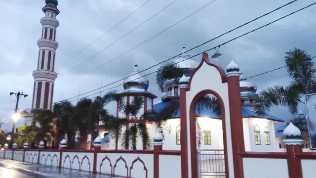 Masjid Abu Habib Muda Seunagan di Desa Peuleukung, Kecamatan Seunagan Timur, Kabupaten Nagan Raya. Liputan6.com/ Rino Abonita.