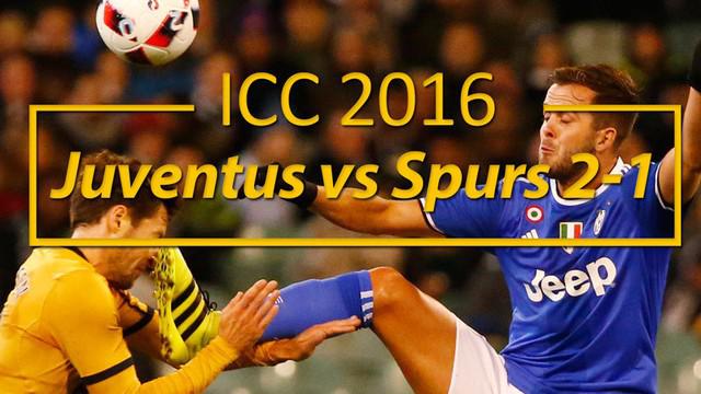 Mehdi Benatia bek baru Juventus yang dipinjam dari Bayern Munchen seharga Rp 43 miliar mencetak gol di laga perdana melawan Tottenham Hotspur pada ICC 2016.