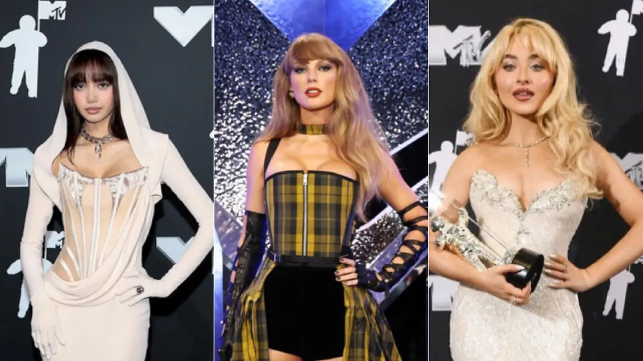 Lisa Blackpink, Taylor Swift, dan Sabrina Carpenter Kenakan Korset di Ajang MTV VMA 2024