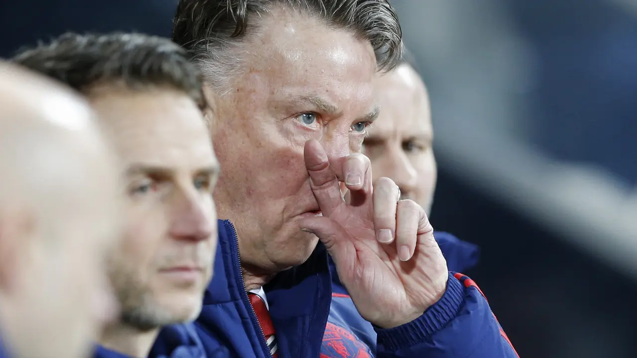 Manajer Manchester United Louis van Gaal