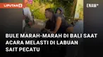 Media sosial Instagram sedang ramai membahas tentang sebuah video bule yang tengah emosi. Video tersebut memperlihatkan bule yang marah karena motornya dihentikan saat ada iringan