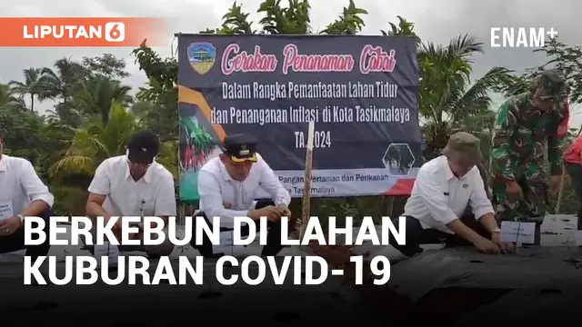 VIDEO: Pemkot Tasikmalaya Sulap Lahan Kuburan Covid-19 Jadi Kebun