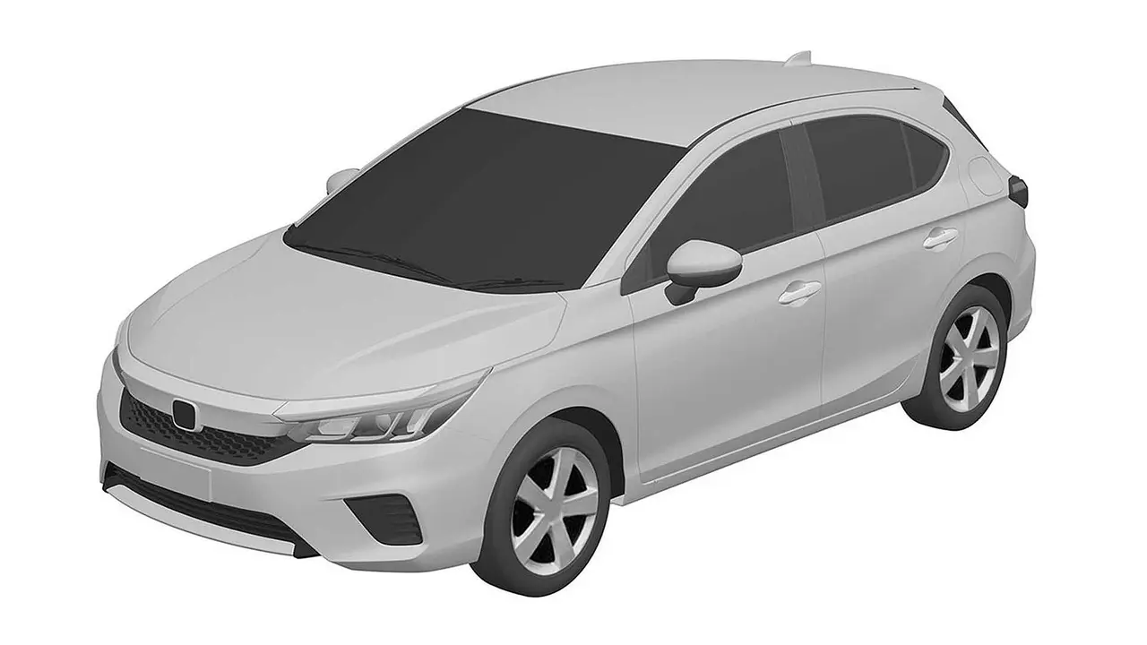 Mengusung segmen hatchback, bagian depan Honda City tetap mempertahankan grill khas Honda dan lampu LED