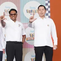 Wakil Direktur Utama Bank Mandiri Henry Panjaitan membuka Livin’ Fest di NICE PIK 2, Tangerang, Kamis (16/10/2025).