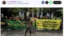 Karya foto Arie Basuki “Selamatkan Hutan Adat Papua” meraih penghargaan kategori Foto Peristiwa dalam ajang Anugerah Agrarian Reform Media Awards (ARMA) 2026. (KLY/Budy Santoso)