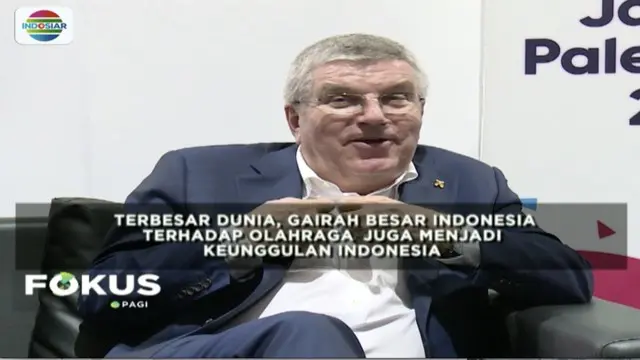 Presiden IOC Thomas Bach menyatakan Indonesia layak jadi tuan rumah ajang olahraga terbesar tingkat dunia, olimpiade.
