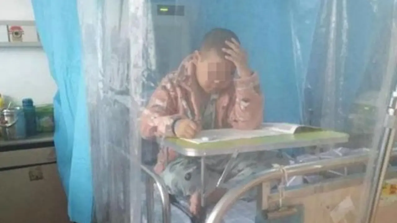 Kanker Bukan Halangan, Bocah Tetap Tempuh Ujian dalam Perawatan