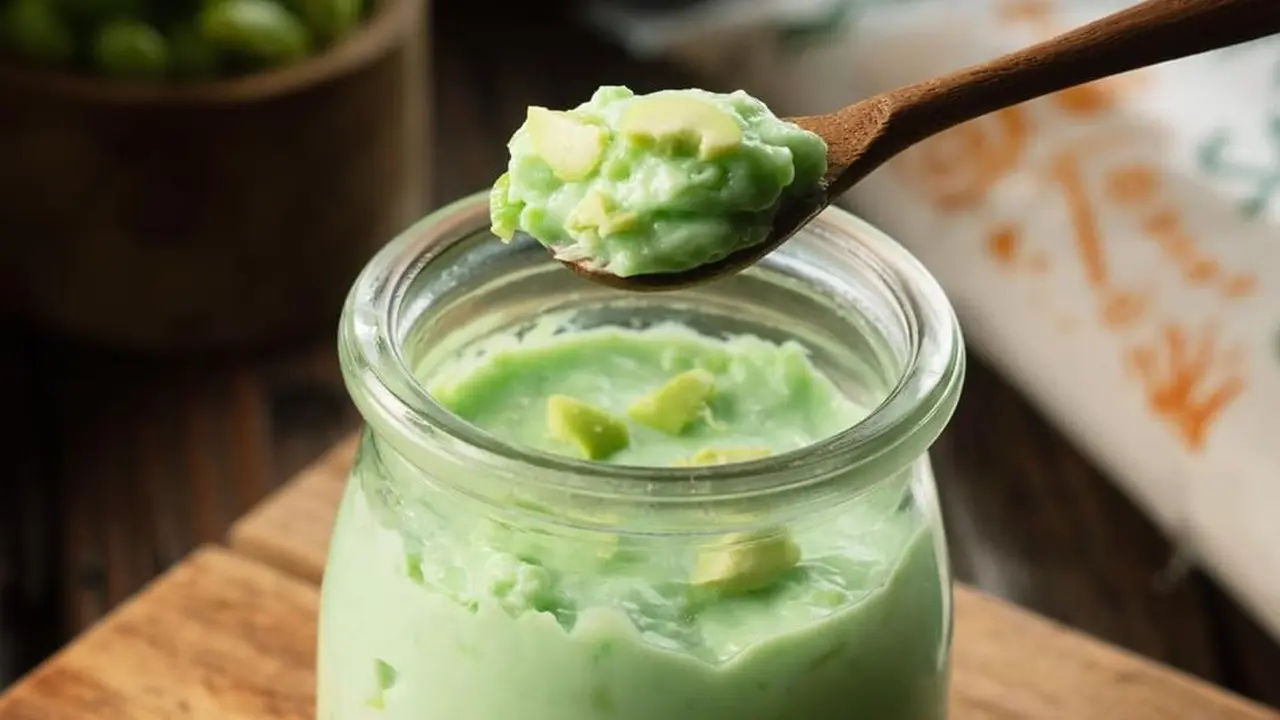 Resep puding edamame sagu pandan untuk lengkapi sajian Tahun Baru 2023. (dok. ANJ)