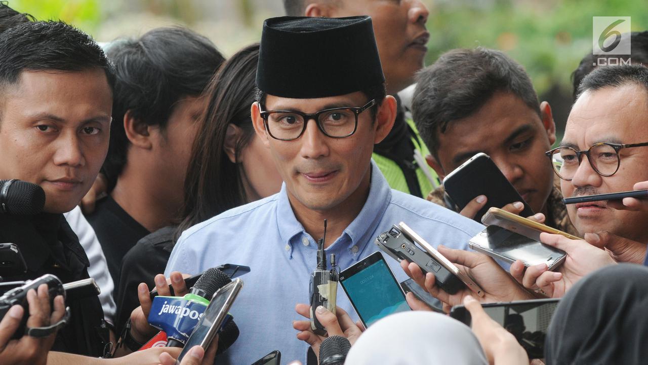 Sandiaga Uno Serahkan LHKPN ke KPK