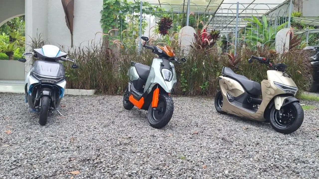 Tiga Motor Listrik Disulap Jadi Keren di Honda Dream ride Project 2024 (Arief A/Liputan6.com)