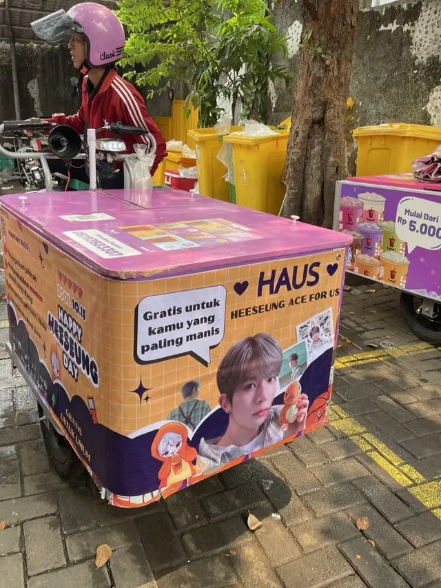 Proyek penggemar untuk ulang tahun Heeseung Enhypen
