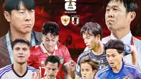 Kualifikasi Piala Dunia 2026 Zona Asia - Timnas Indonesia Vs Jepang - Duel Antarlini: STY, Kevin Diks, Thom Haye, Rafael Struick Vs Hajime Moriyasu, Kaoru Mitoma, Takefusa Kubo, Takumi Minamino (Bola.com/Adreanus Titus/Geaby Fadhilatu Sholikha)