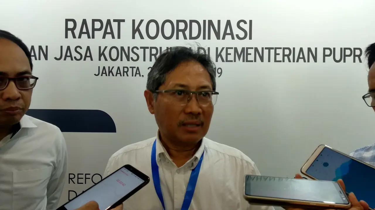 Direktur Jenderal Bina Konstruksi Kementerian PUPR Syarif Burhanuddin. Liputan6.com/Maulandy