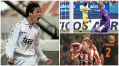 Wonderkid Barcelona, Ansu Fati, ternyata bukan pencetak gol termuda dalam sejarah La Liga Spanyol karena rekor masih dipegang oleh Fabrice Olinga. Berikut ini 10 pencetak gol termuda dalam sejarah La Liga Spanyol. (Kolase Foto dari La Liga)