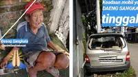 Kisah Miris Kakek di Makassar Tinggal di Mobil Butut