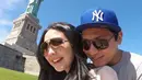 Kemesraan Gisella Anastasia dan Gading Marten kerap membuat orang yang melihatnya iri. Keduanya melakukan liburan romantis ke New York beberapa bulan lalu ketika Gisel sedang mengandung. (via instagram/@gisel_la)