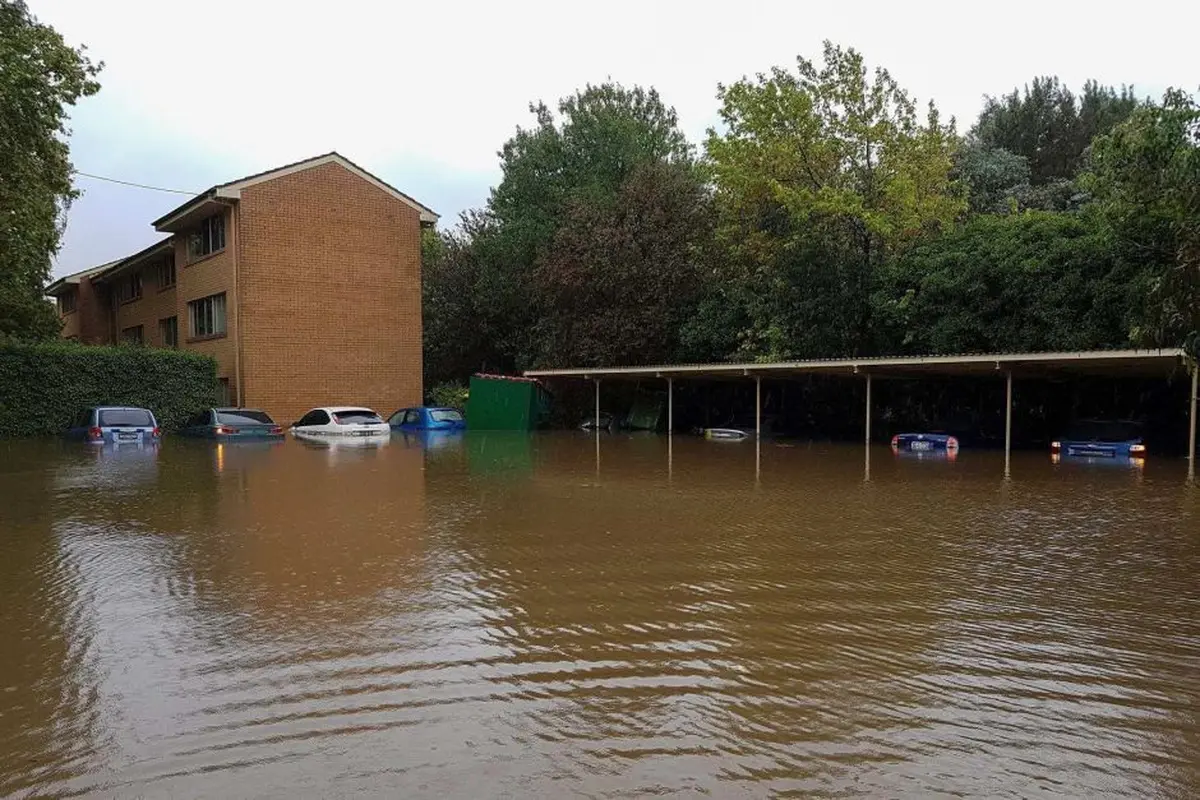Banjir di Canberra pada 25 Februari 2018 (Gerard Jenkins/ABC Australia)