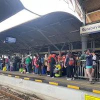 Stasiun Gubeng Surabaya. (Istimewa)