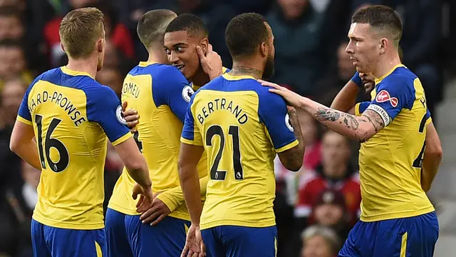 FOTO: Romelu Lukaku 2 Gol, Manchester United Tekuk Southampton