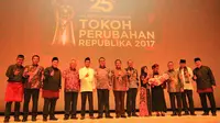 Malam Penganugerahan lima Tokoh Perubahan 2017 dari Harian Republika, di Ballroom Djakarta Theater, Selasa malam (10/4/2018).