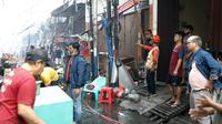 Lokasi kebakaran rumah tinggal di Jalan Duri Utara l, RT 05, 11, 12, 13, dan 14 /RW 02, Duri Utara, Tambora, Jakarta Barat. (Dok. BPBD DKI Jakarta).