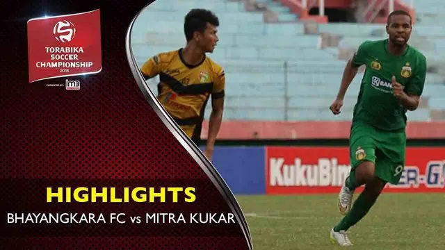 Video highlights TSC 2016 antara Bhayangkara FC vs Mitra Kukar yang berakhir dengan skor 4-0 di Stadion Gelora Delta Sidoarjo