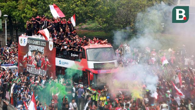 Parade Kemenangan Timnas Indonesia U-22