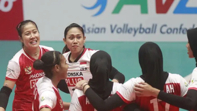 Timnas Bola Voli Putri Indonesia.