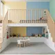 Interior Rumah Minimalis dengan Mezzanine yang Estetik dan Nyaman dengan Kamar Anak/ Ilustrasi AI