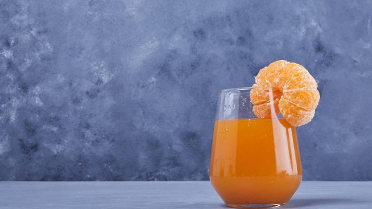 Gambar Ilustrasi Jus Jeruk