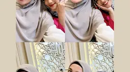 Dengan balutan hijab dan senyuman manis, Fuji mendapat banyak pujian dari netizen. KLovers suka nggak Fuji pakai hijab?(Instagram.com/fuji_an)