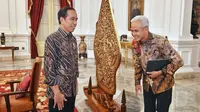 Ganjar mengaku diundang secara khusus oleh Presiden Jokowi ke Istana Negara. Dia diundang untuk mengikuti rapat terbatas terkait penataan Kawasan Borobudur. (Foto:Liputan6/Lizsa Egeham)