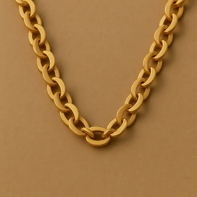 Model Kalung Emas Murah tapi Kelihatan Mewah untuk Usia 50 Tahun ke Atas (Foto: ChatGPT)