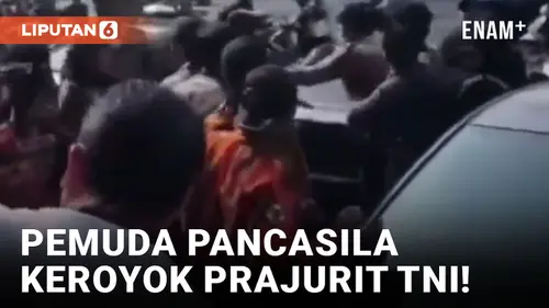 VIDEO: Walah! Prajurit TNI di Semarang Dikeroyok Oknum Anggota Ormas Pemuda Pancasila
