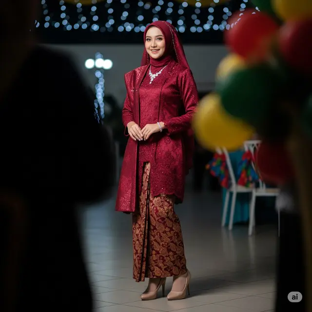 Baju Brokat Pesta Elegan 2025. Foto: Gemini