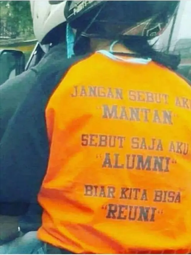 6 Tulisan di Kaus Pengendara Motor Ini Nyeleneh, Bikin Ngakak