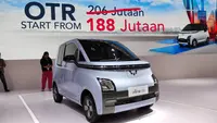 Wuling Air ev Lite hadir dengan harga lebih terjangkau. (Septian/Liputan6.com)