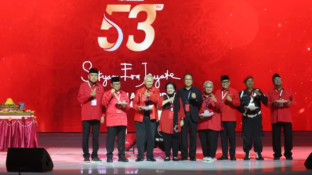 Ketum PDIP Megawati Soekarnoputri resmikan Kantor 'Megawati Institute'