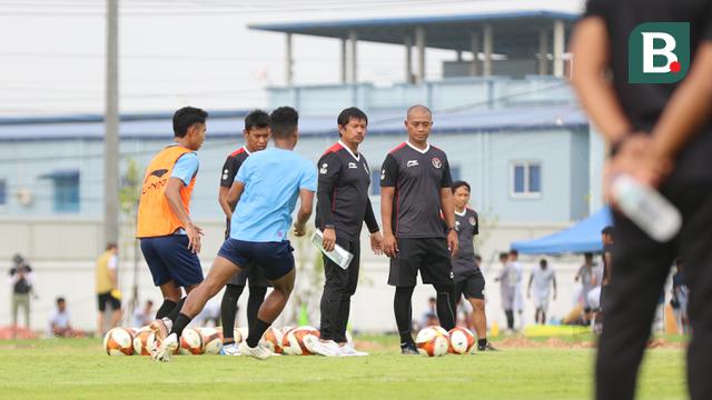 SEA Games 2023: Timnas Indonesia U-22 Latihan Jelang Menghadapi Myanmar