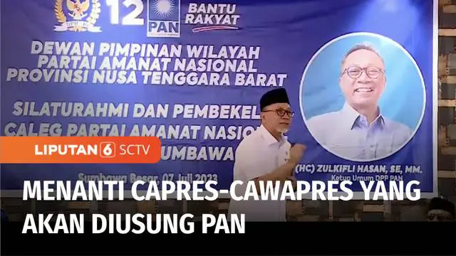 Ketua Umum Partai Amanat Nasional (PAN) Zulkifli Hasan menyebut sikap politik PAN, terkait pencapresan 2024 akan menemukan titik terang pada Agustus mendatang. PAN akan segera memiliki presiden dan wakil presiden 2024, yang menjadi pilihan partai dan...