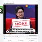 Klaim video mantan Menteri Kesehatan (Menkes) Nila Moeloek rekomendasikan obat prostatitis dalam siaran SCTV