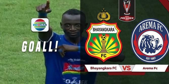 VIDEO: Gol Tak Terduga Makan Konate ke Gawang Bhayangkara FC