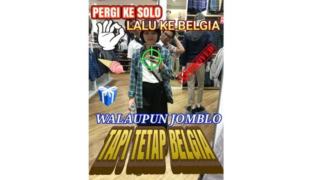 Editan nyeleneh (Sumber: Twitter/howtodressvvell)