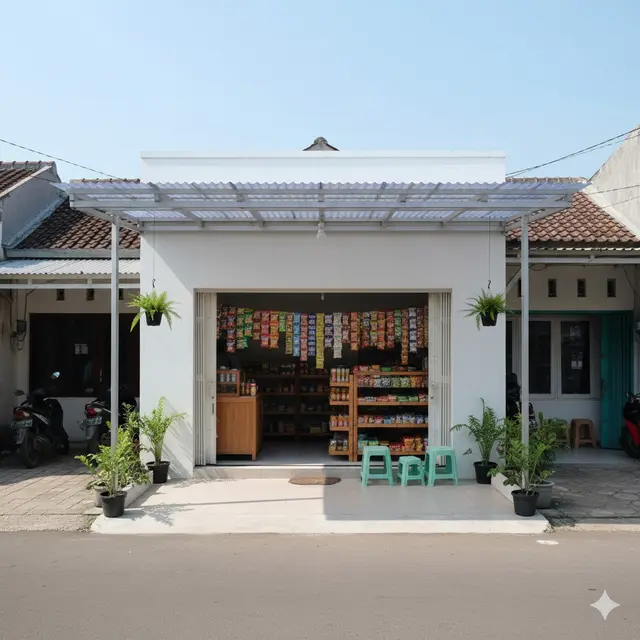 7 Desain Warung Sembako Anti Panas, Inspirasi Toko Kecil yang Tetap Adem dan Rapi