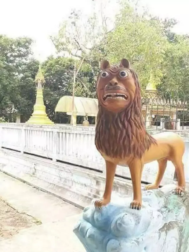 10 Potret Bentuk Patung Hewan Ini Absurd Banget, Bikin Geleng Kepala
